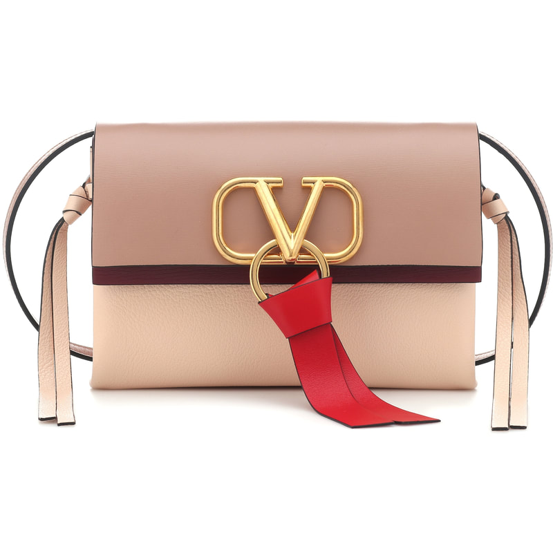 Valentino Garavani - V-Sling Rose Cannaelle Leather Small Shoulder Bag