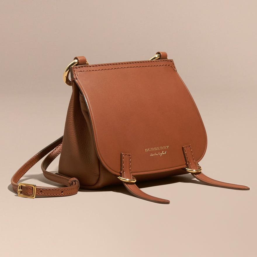 Tan Burberry Bridle Leather Tote