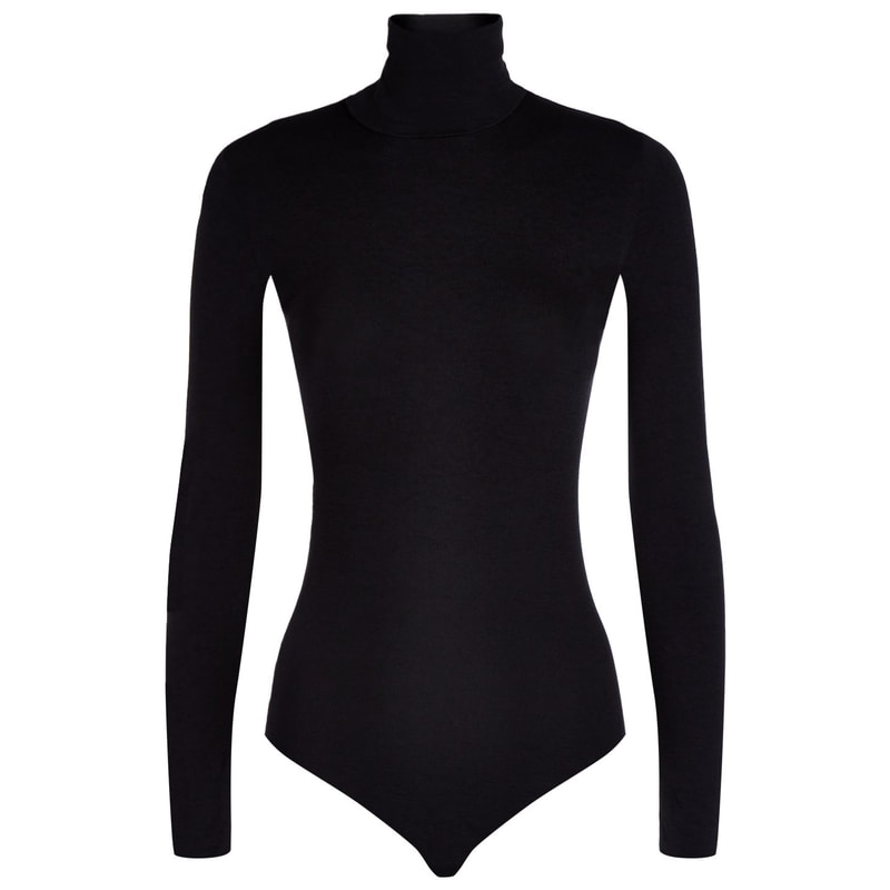 Wolford Colorado Black Turtleneck Bodysuit - Meghan Markle's Tops -  Meghan's Fashion