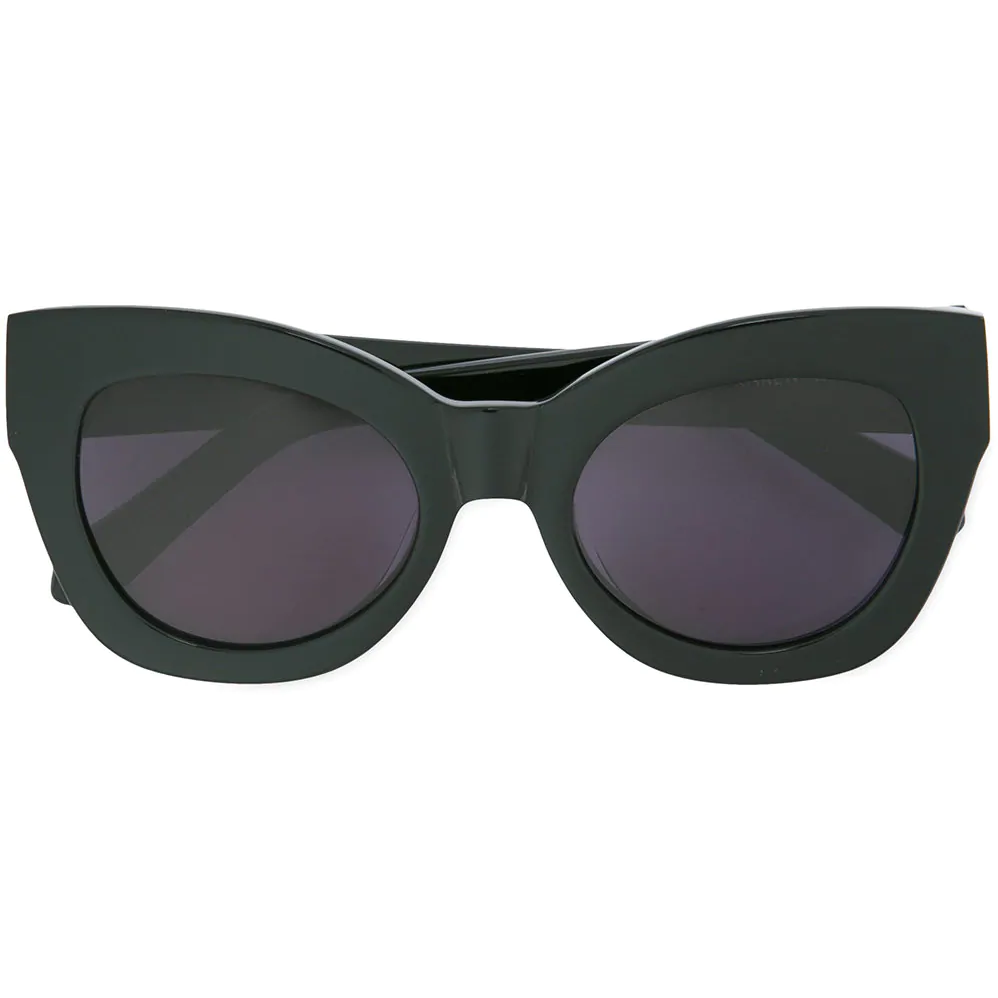 Air Heart Black Women's Cat-Eye Sunglasses