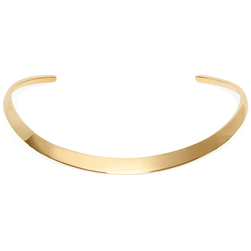 AUrate Collar Necklace in Yellow Gold