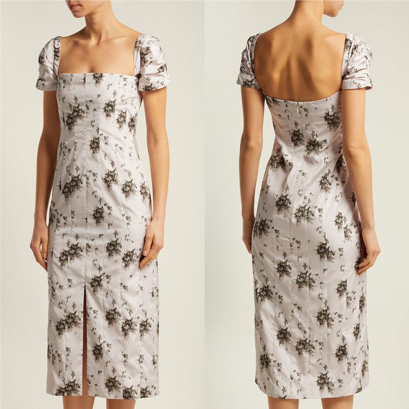 Brock Collection Odilia Floral-Print Dress - Meghan Markle Dresses -  Meghan's Fashion
