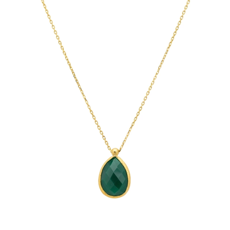 Logan Hollowell Baby Queen Water Drop Emerald Solitaire Necklace ...