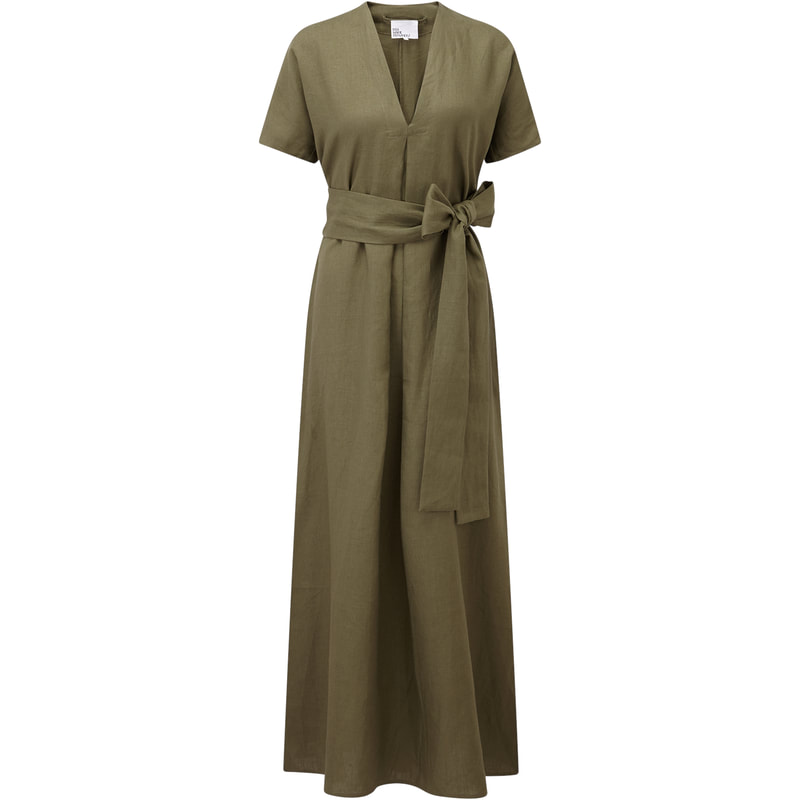 olive green frock