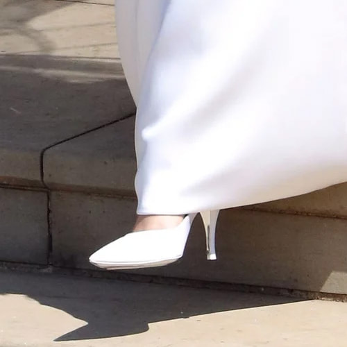 Meghan Markle wears Givenchy royal wedding shoes