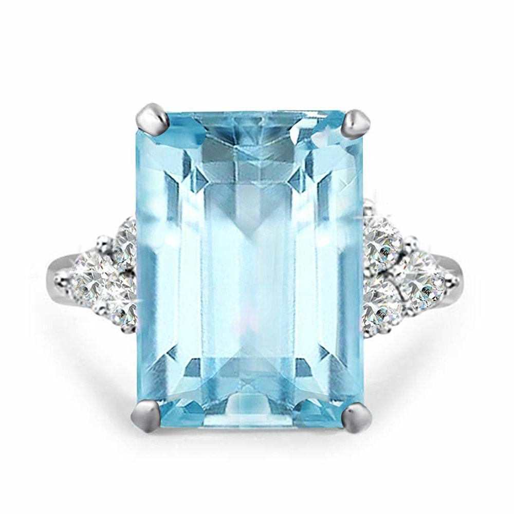 princess diana aquamarine ring